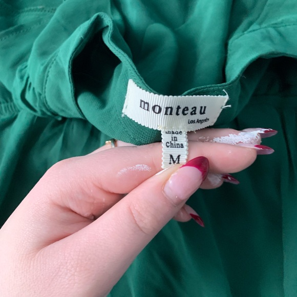 Green Summer Dress Size M Women’s - Picture 2 of 2